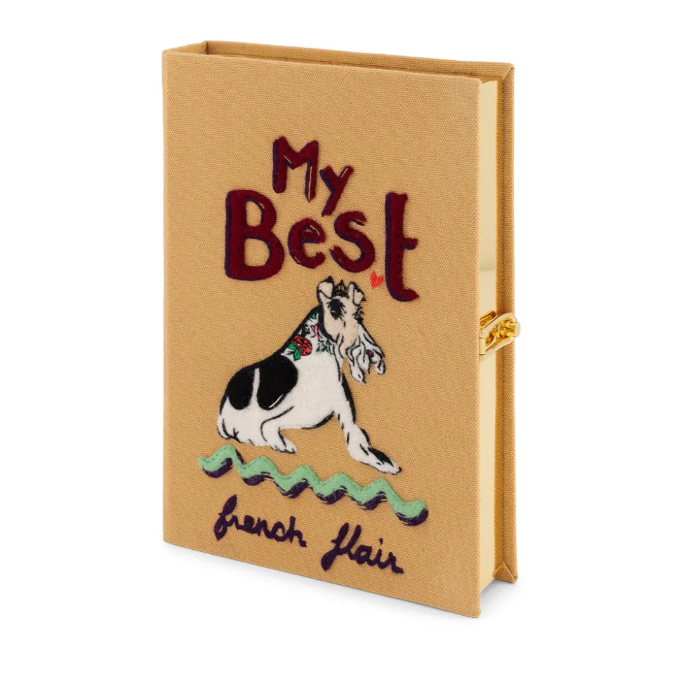 Non-Strapped|Book Clutch<Olympia Le-Tan My Best French Flair