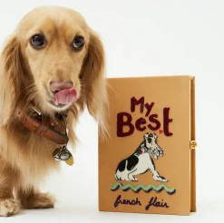 Non-Strapped|Book Clutch<Olympia Le-Tan My Best French Flair