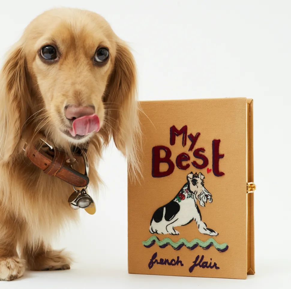 Non-Strapped|Book Clutch<Olympia Le-Tan My Best French Flair