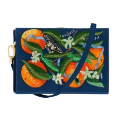 Strapped|Book Clutch<Olympia Le-Tan Orange (Strapped)