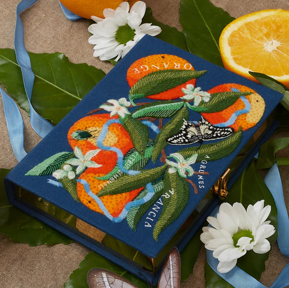 Strapped|Book Clutch<Olympia Le-Tan Orange (Strapped)