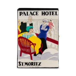Non-Strapped|Book Clutch<Olympia Le-Tan Palace Hotel St Moritz