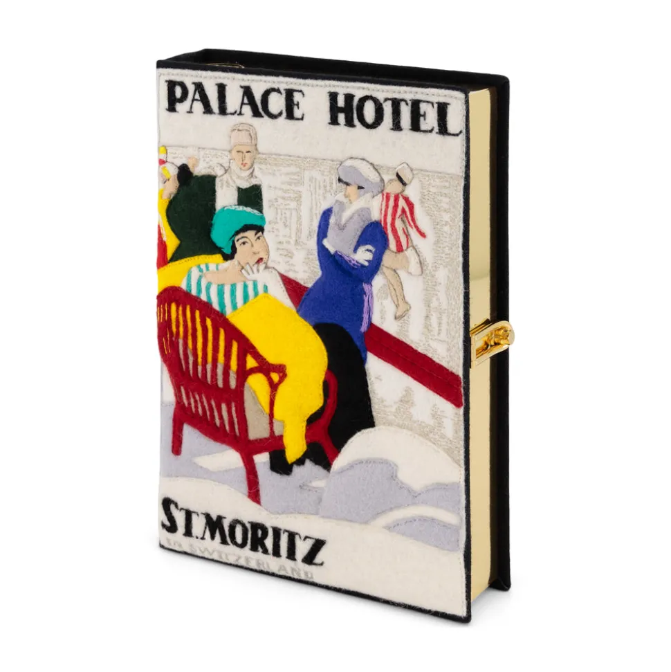 Non-Strapped|Book Clutch<Olympia Le-Tan Palace Hotel St Moritz