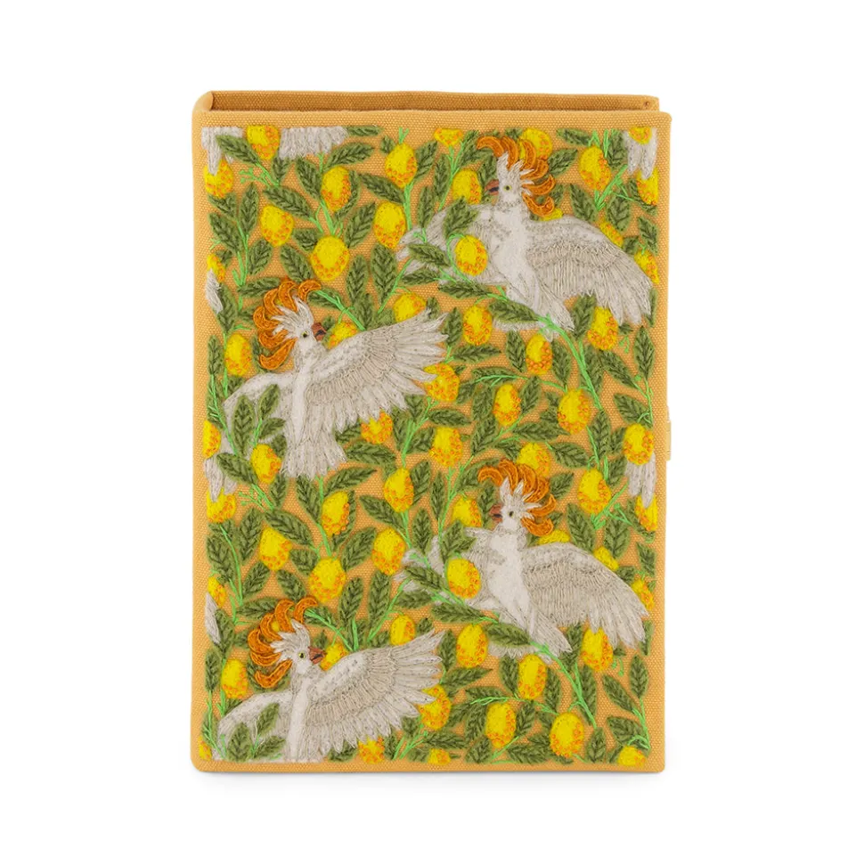 Non-Strapped|Book Clutch<Olympia Le-Tan Parrots and Lemons
