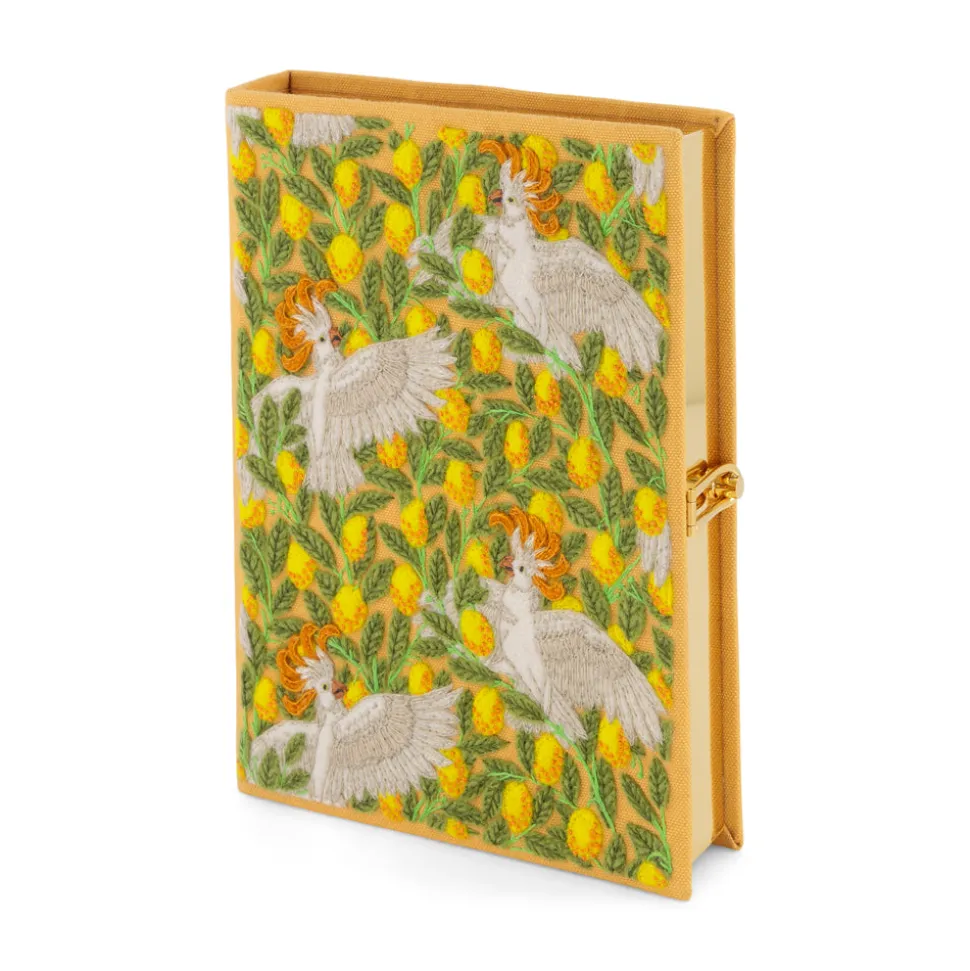 Non-Strapped|Book Clutch<Olympia Le-Tan Parrots and Lemons