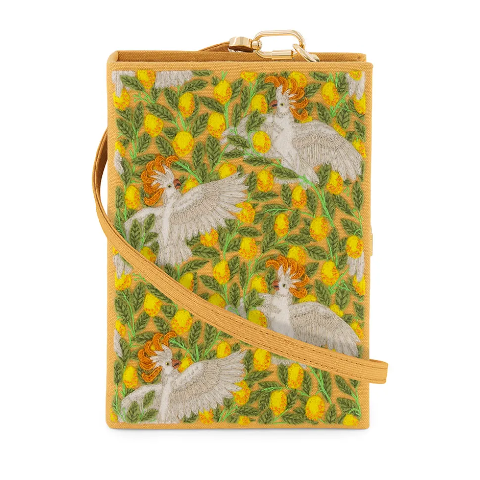Strapped|Book Clutch<Olympia Le-Tan Parrots and Lemons (Strapped)