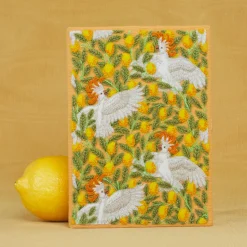 Strapped|Book Clutch<Olympia Le-Tan Parrots and Lemons (Strapped)