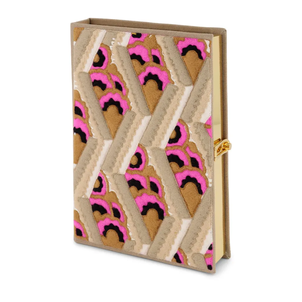 Non-Strapped|Book Clutch<Olympia Le-Tan Patterns and Colors Beige
