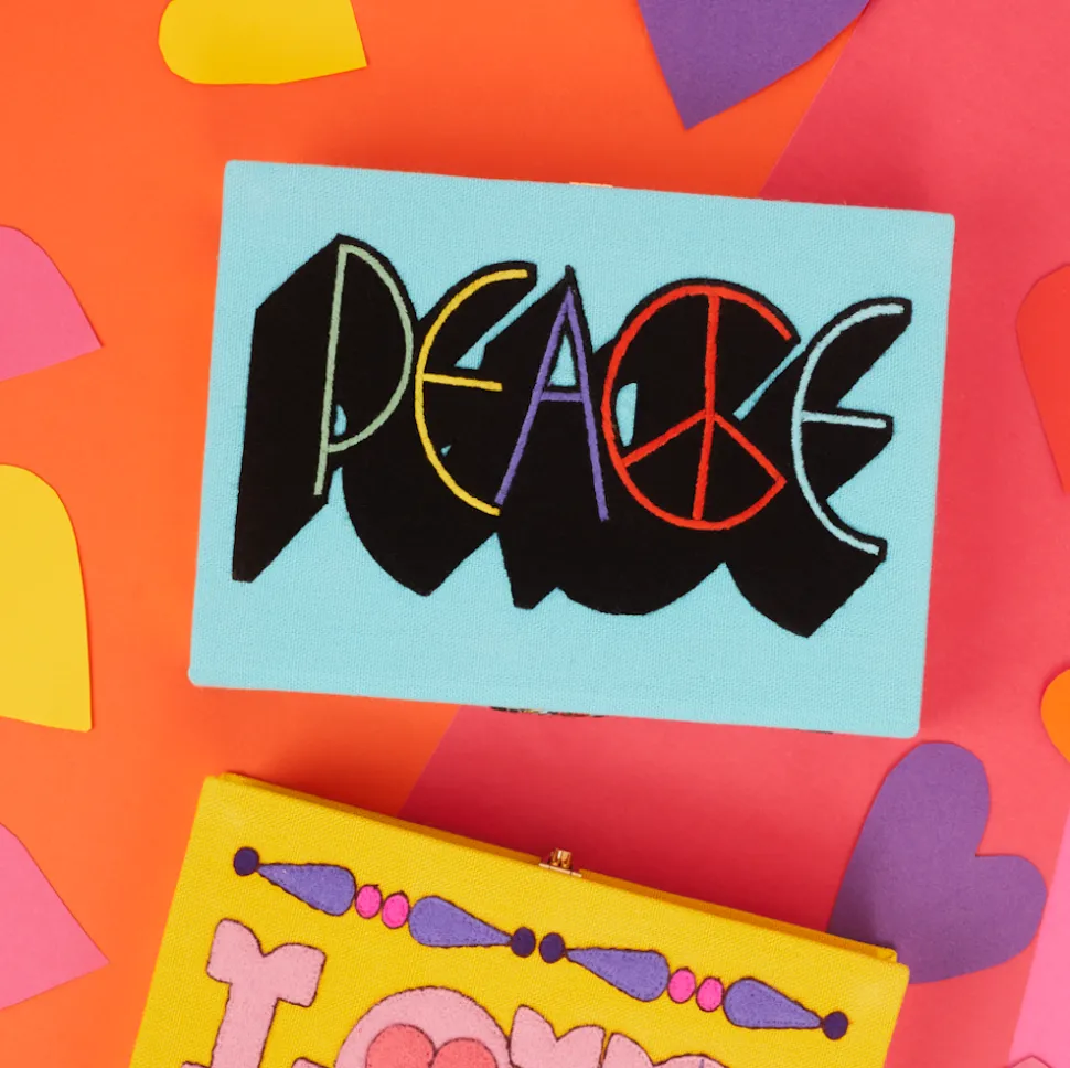 Non-Strapped|Book Clutch<Olympia Le-Tan Peace