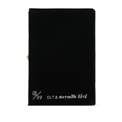 Non-Strapped|Book Clutch<Olympia Le-Tan Peace Luck Love