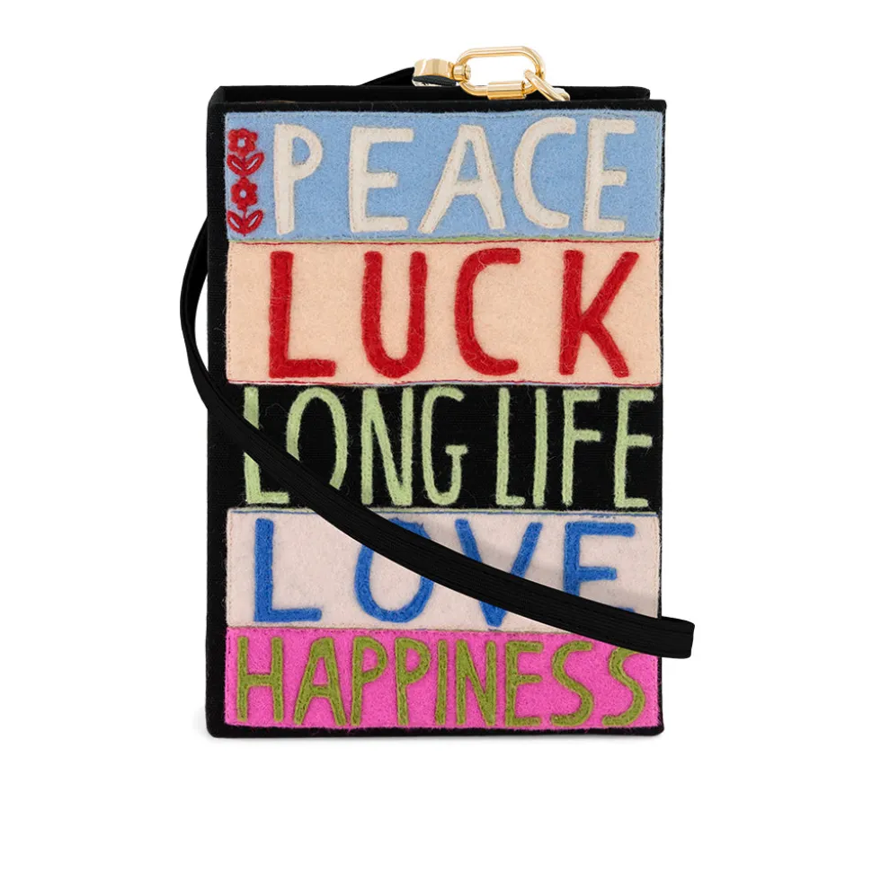 Strapped|Book Clutch<Olympia Le-Tan Peace Luck Love (Strapped)
