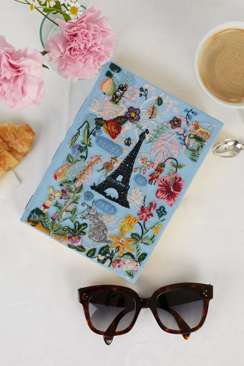 Strapped|Book Clutch<Olympia Le-Tan Pensée de Paris (Strapped)