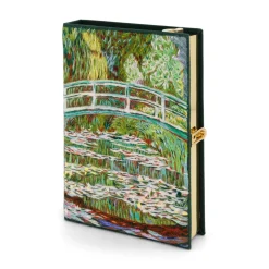 Strapped|Book Clutch<Olympia Le-Tan Pond of Waterlilies Monet (Strapped)