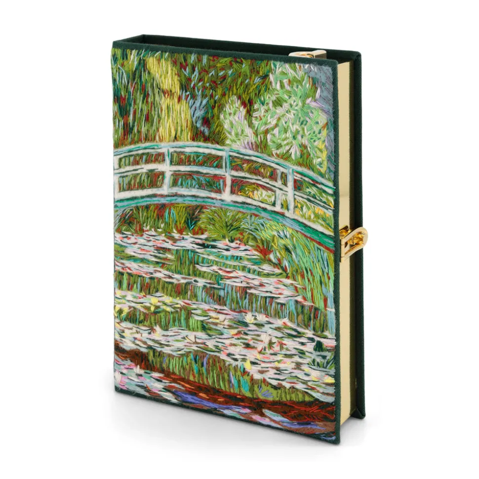 Strapped|Book Clutch<Olympia Le-Tan Pond of Waterlilies Monet (Strapped)