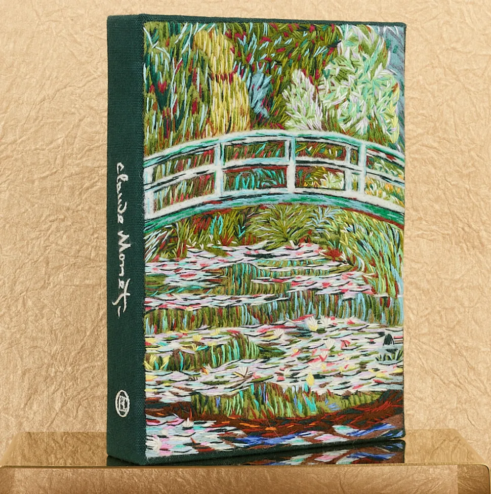 Strapped|Book Clutch<Olympia Le-Tan Pond of Waterlilies Monet (Strapped)
