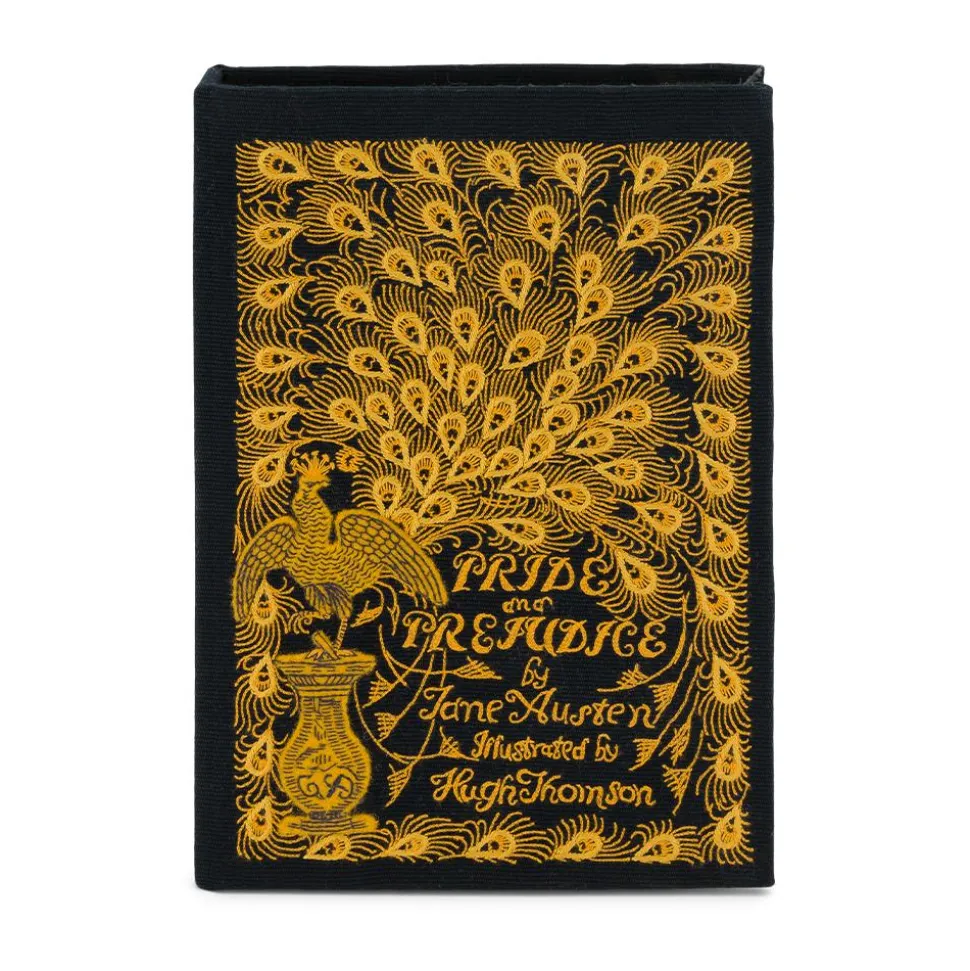 Non-Strapped|Book Clutch<Olympia Le-Tan Pride and Prejudice Black