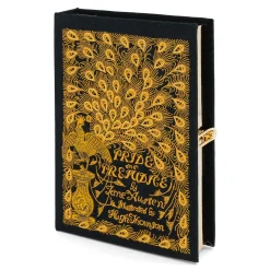 Non-Strapped|Book Clutch<Olympia Le-Tan Pride and Prejudice Black