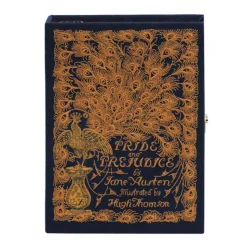 Non-Strapped|Book Clutch<Olympia Le-Tan Pride and Prejudice Navy