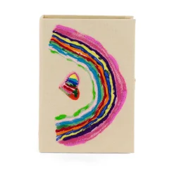 Non-Strapped|Book Clutch<Olympia Le-Tan Rainbow