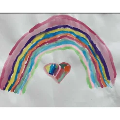 Non-Strapped|Book Clutch<Olympia Le-Tan Rainbow