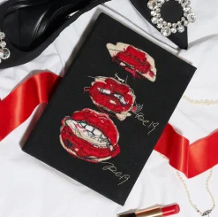 Non-Strapped|Book Clutch<Olympia Le-Tan Red Lips by Cigarettes and Kale
