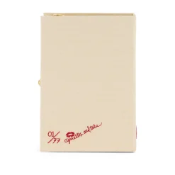 Strapped|Book Clutch<Olympia Le-Tan Red Lips Face by Cigarettes and Kale (Strapped)