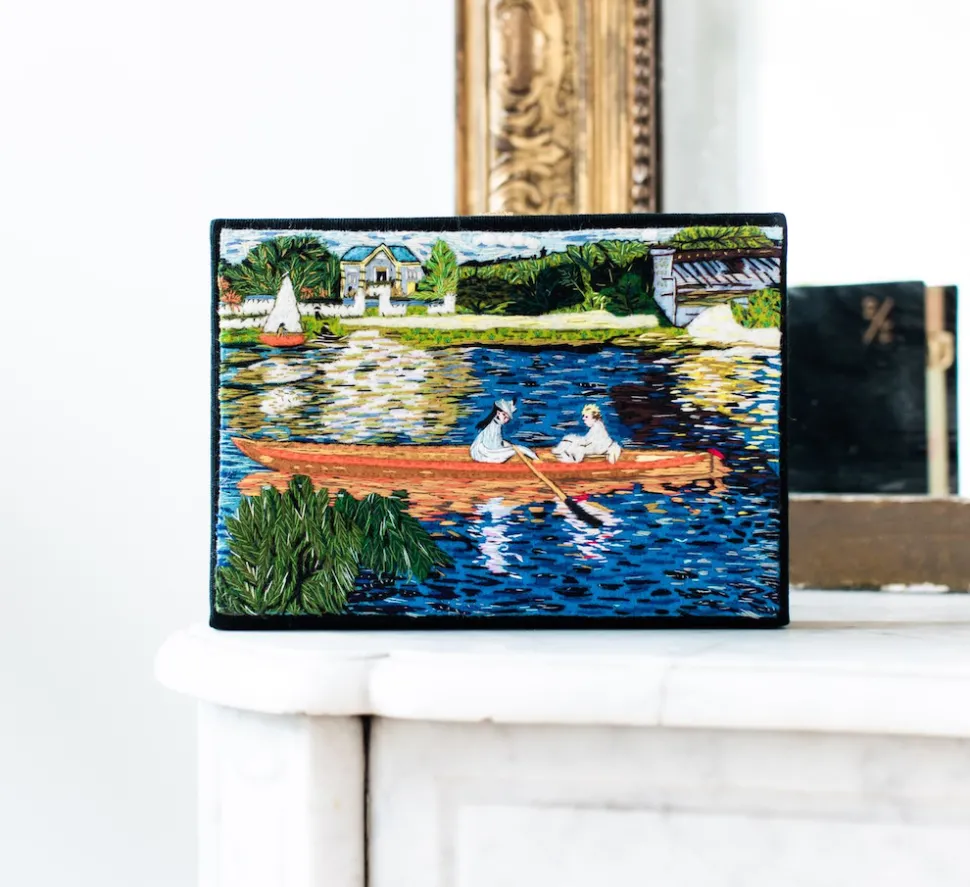 Strapped|Book Clutch<Olympia Le-Tan Renoir The Skiff (Strapped)