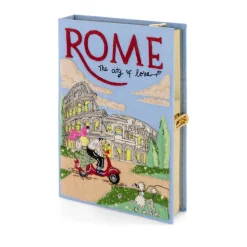 Strapped|Book Clutch<Olympia Le-Tan Rome the City of Love (Strapped)