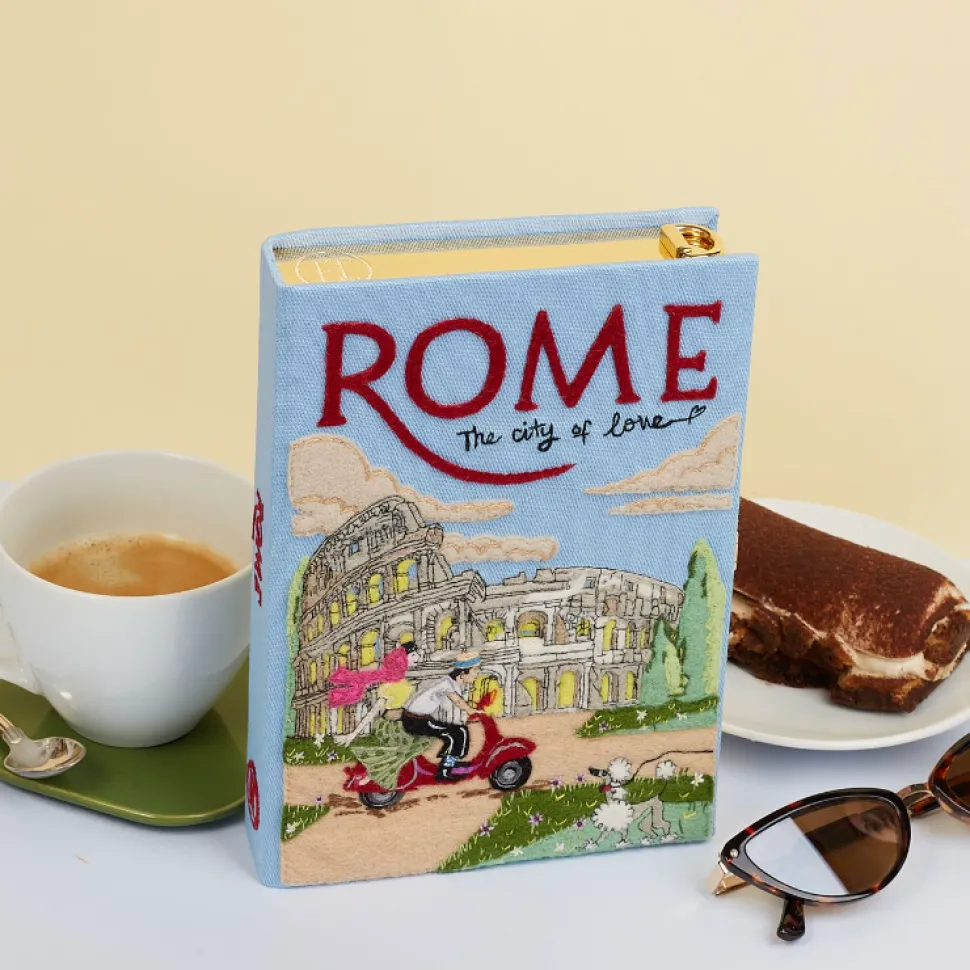 Strapped|Book Clutch<Olympia Le-Tan Rome the City of Love (Strapped)