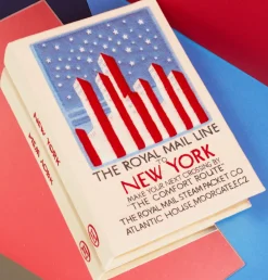 Strapped|Book Clutch<Olympia Le-Tan Royal Mail Line to New-York (Strapped)