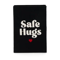 Non-Strapped|Book Clutch<Olympia Le-Tan Safe Hugs Black