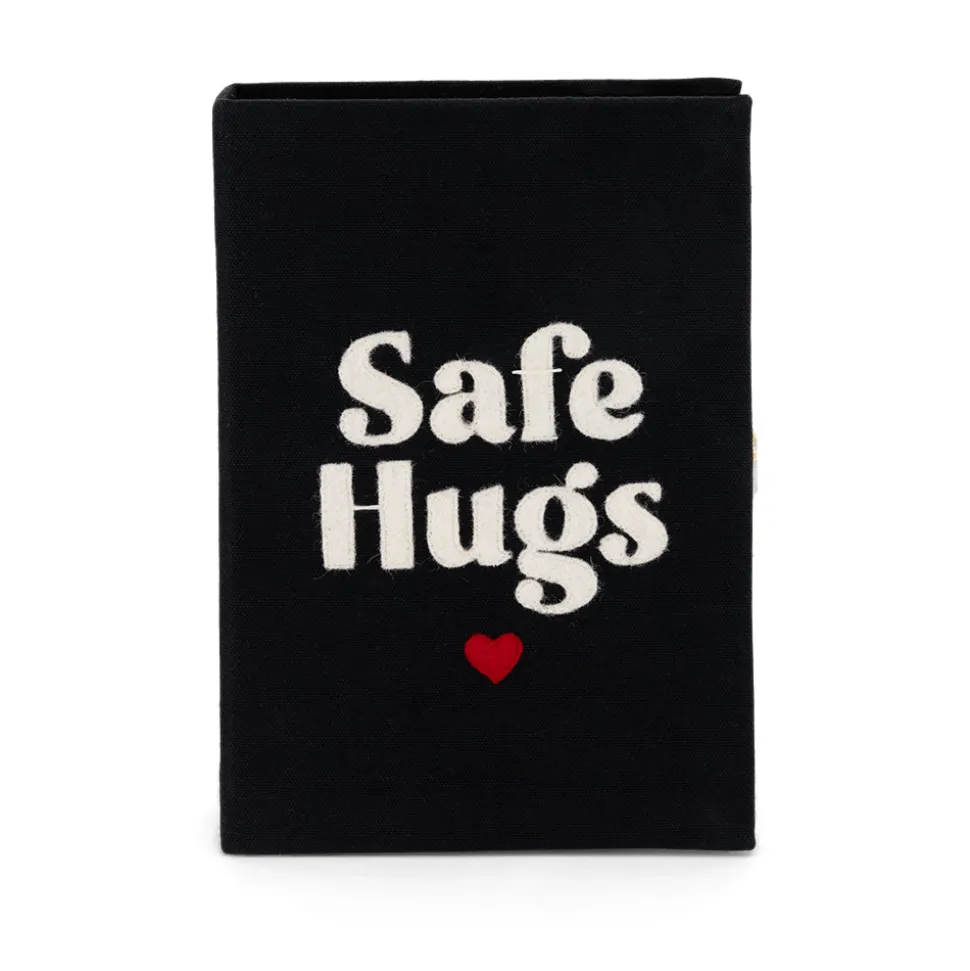 Non-Strapped|Book Clutch<Olympia Le-Tan Safe Hugs Black