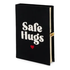 Non-Strapped|Book Clutch<Olympia Le-Tan Safe Hugs Black