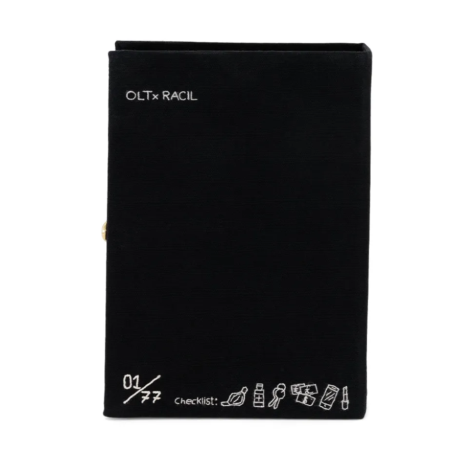 Non-Strapped|Book Clutch<Olympia Le-Tan Safe Hugs Black