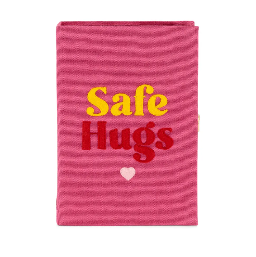Non-Strapped|Book Clutch<Olympia Le-Tan Safe Hugs Pink