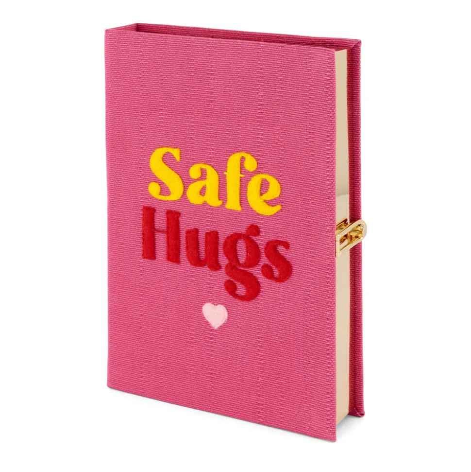 Non-Strapped|Book Clutch<Olympia Le-Tan Safe Hugs Pink