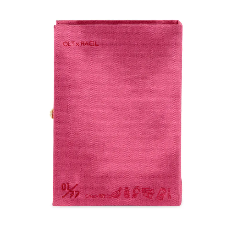 Non-Strapped|Book Clutch<Olympia Le-Tan Safe Hugs Pink