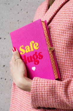 Strapped|Book Clutch<Olympia Le-Tan Safe Hugs Pink (Strapped)