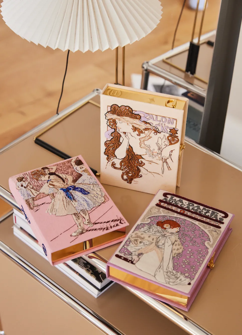 Non-Strapped|Book Clutch<Olympia Le-Tan Sarah Bernhardt Mucha
