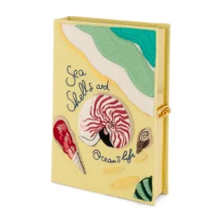 Non-Strapped|Book Clutch<Olympia Le-Tan Seashells and Ocean's Life
