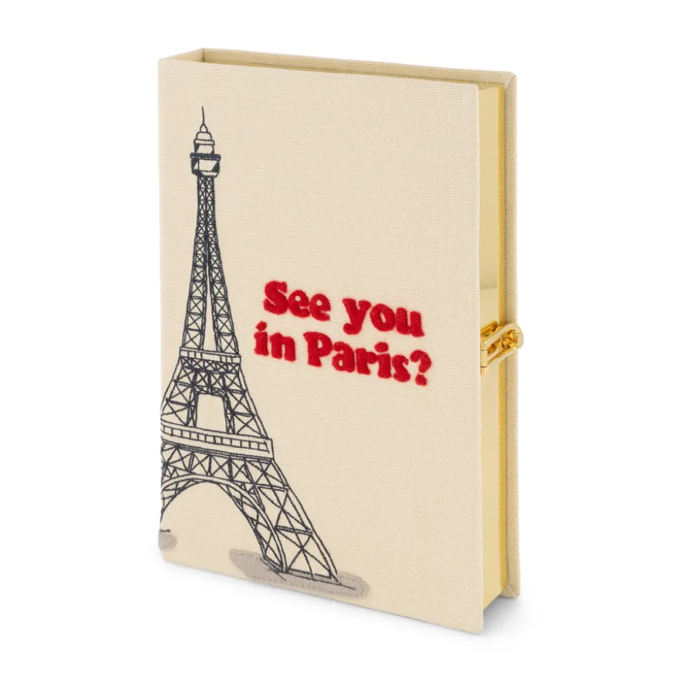 Non-Strapped|Book Clutch<Olympia Le-Tan See you in Paris