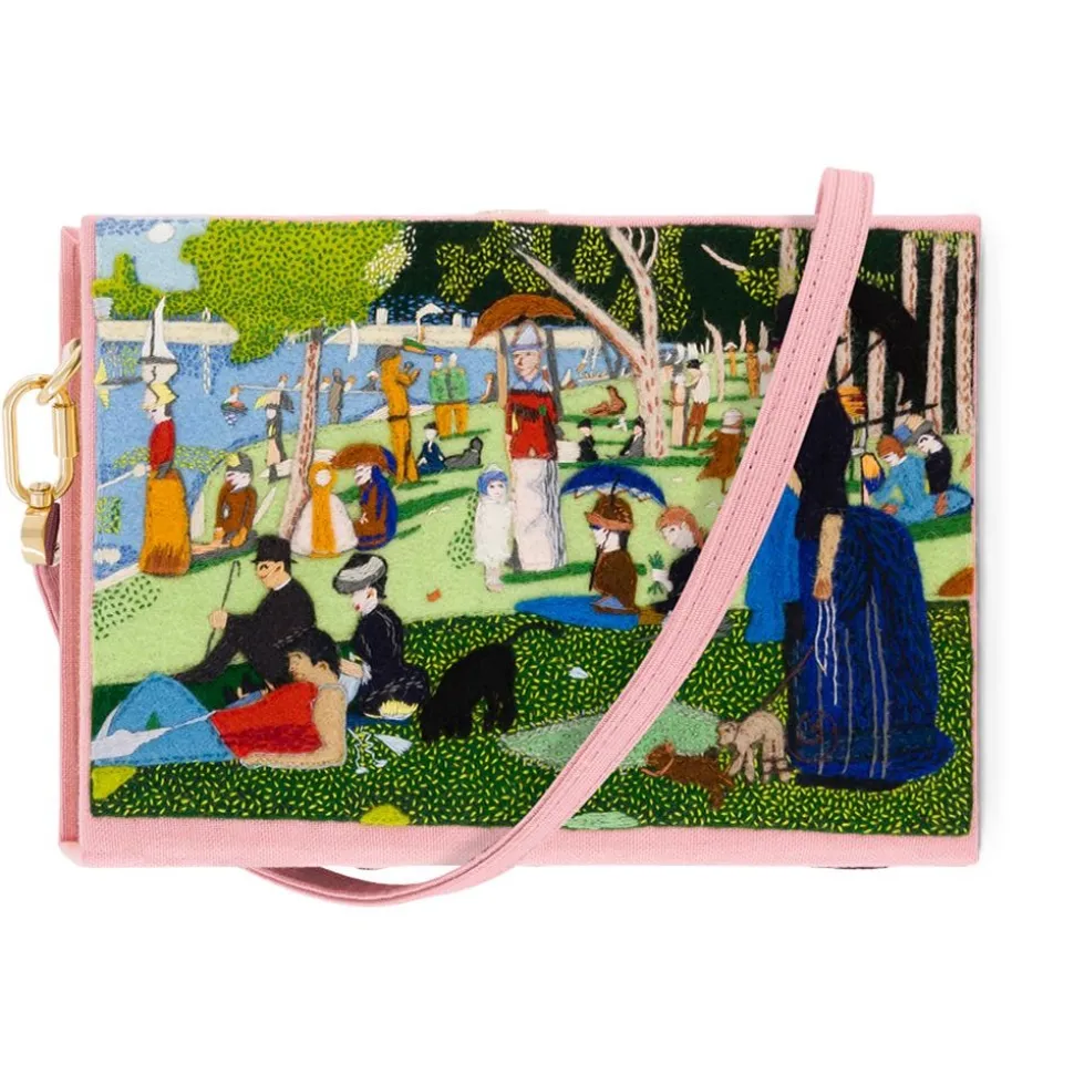 Strapped|Book Clutch<Olympia Le-Tan Seurat Sunday in the Park (Strapped)
