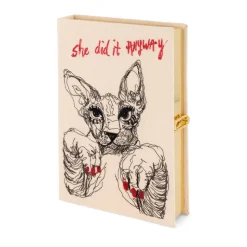 Non-Strapped|Book Clutch<Olympia Le-Tan She Did It Anyway by Cigarettes and Kale