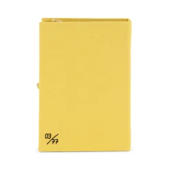 Strapped|Book Clutch<Olympia Le-Tan Snow White Gold (Strapped)