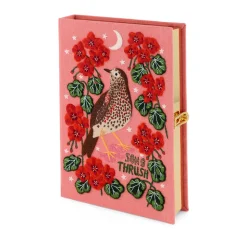 Non-Strapped|Book Clutch<Olympia Le-Tan Song Thrush Bird by Lee Foster Wilson