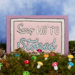 Non-Strapped|Book Clutch<Olympia Le-Tan Sorry We're Stoned