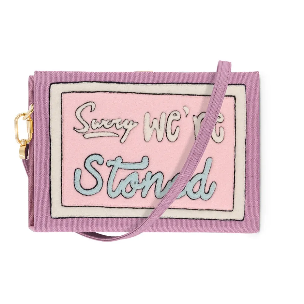 Strapped|Book Clutch<Olympia Le-Tan Sorry We're Stoned (Strapped)