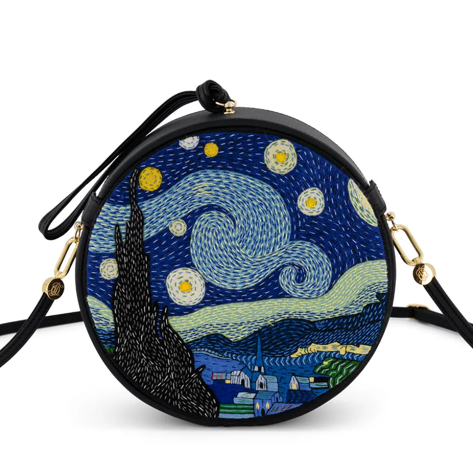 Non-Strapped|Caviar<Olympia Le-Tan Starry Night Van Gogh (Caviar Oversize)