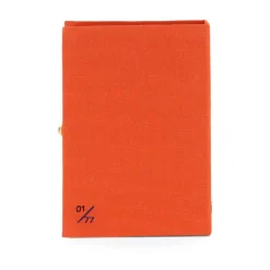 Non-Strapped|Book Clutch<Olympia Le-Tan St Moritz Orange