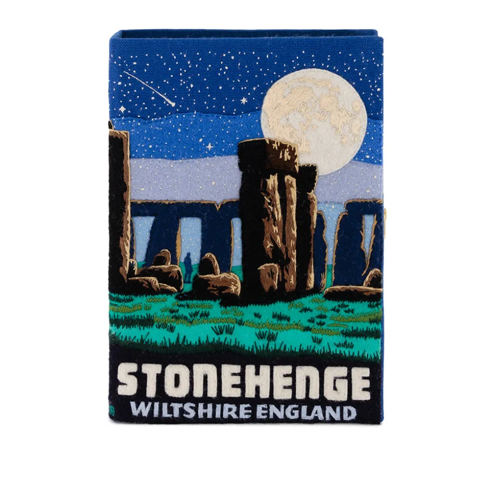 Non-Strapped|Book Clutch<Olympia Le-Tan Stonehenge